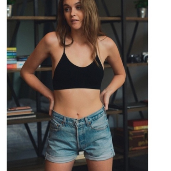 Tattoo Mesh Bralette BRA Black New - Picture 2 of 7